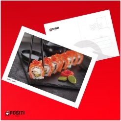 Japanese Sushi postcard